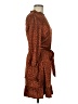 She + Sky 100% Polyester Animal Print Brown Casual Dress Size M - photo 4
