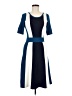 Boden Color Block Blue Casual Dress Size 6 - photo 1