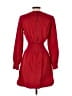Maje Solid Red Casual Dress Size Lg (3) - photo 2