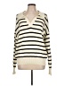 Unbranded Stripes Ivory Pullover Sweater Size L - photo 1