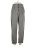 Topshop Plaid Gray Casual Pants Size 6 - photo 1
