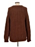 Paul Jones Solid Brown Pullover Sweater Size L - photo 2