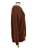 Paul Jones Solid Brown Pullover Sweater Size L - photo 4