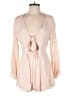 Pink Lily Solid Pink Romper Size S - photo 1