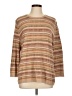 Alfred Dunner 100% Acrylic Print Tan Pullover Sweater Size L - photo 1
