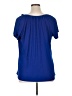 Liz McCoy Blue Short Sleeve Blouse Size 1X - photo 2