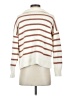 She + Sky Stripes Ivory Pullover Sweater Size S - photo 2