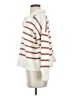 She + Sky Stripes Ivory Pullover Sweater Size S - photo 5