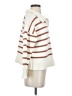 She + Sky Stripes Ivory Pullover Sweater Size S - photo 4
