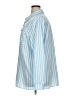 Shein 100% Polyester Stripes Blue 3/4 Sleeve Blouse Size 14 - photo 5