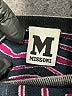 M Missoni 100% Polyester Chevron-herringbone Black Purple Casual Dress Size S - photo 7