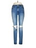 7 For All Mankind Hearts Blue Jeans Size 31 waist - photo 1