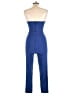 Max + Ash Solid Blue Jumpsuit Size M - photo 2