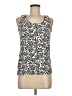 Ann Taylor 100% Polyester Ivory Tank Top Size XXS - photo 1
