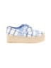 Tory Burch Plaid Blue Flats Size 9 - photo 1