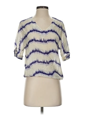 Ellie Kai Short Sleeve Silk Top (view 1)