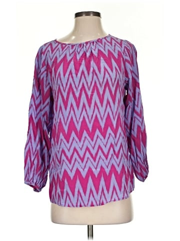 Ellie Kai 3/4 Sleeve Silk Top (view 1)