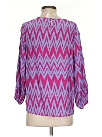 Ellie Kai 3/4 Sleeve Silk Top (view 2)