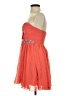 City Studio 100% Polyester Hearts Orange Cocktail Dress Size 1 - photo 5