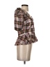 Saylor Brown 3/4 Sleeve Blouse Size S - photo 4