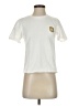 Zara Ivory Short Sleeve Top Size S - photo 1