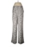 Jaclyn Smith 100% Polyester Paisley Silver Casual Pants Size L - photo 1