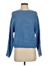 Ann Taylor Houndstooth Blue Pullover Sweater Size S - photo 1