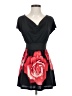 Papaya Graphic Black Cocktail Dress Size S - photo 1