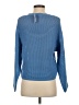 Ann Taylor Houndstooth Blue Pullover Sweater Size S - photo 2