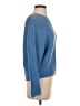 Ann Taylor Houndstooth Blue Pullover Sweater Size S - photo 4