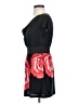 Papaya Graphic Black Cocktail Dress Size S - photo 5