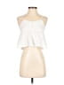 H&M 100% Cotton White Sleeveless Blouse Size 12 - photo 1