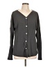 Ekouaer Houndstooth Gray Long Sleeve Blouse Size L - photo 1