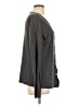 Ekouaer Houndstooth Gray Long Sleeve Blouse Size L - photo 4