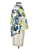 Zara Basic Floral Blue 3/4 Sleeve Blouse Size S - photo 4