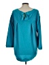 Stem Teal Pullover Sweater Size L - photo 2