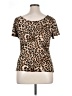 Unbranded Animal Print Brown Short Sleeve T-Shirt Size XL - photo 2