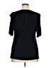 Design History Black Short Sleeve Top Size 1X - photo 2