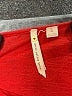 Little Yellow Button Red Short Sleeve Top Size L - photo 7