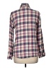 Sanctuary 100% Rayon Plaid Pink Long Sleeve Button-Down Shirt Size M - photo 2