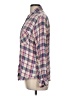 Sanctuary 100% Rayon Plaid Pink Long Sleeve Button-Down Shirt Size M - photo 5