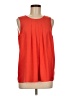 MICHAEL Michael Kors 100% Polyester Red Sleeveless Blouse Size M - photo 1