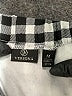 Versona 100% Polyester Checkered-gingham Black Casual Skirt Size M - photo 4