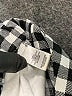 Versona 100% Polyester Checkered-gingham Black Casual Skirt Size M - photo 5