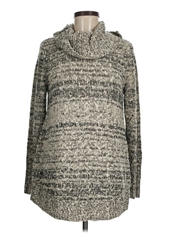 August Silk Turtleneck Sweater (view 1)