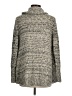 August Silk Tweed Gray Turtleneck Sweater Size M - photo 2