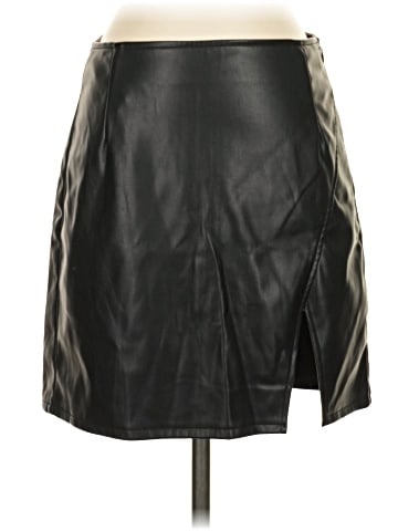 Vero Moda Faux Leather Skirt (view 1)