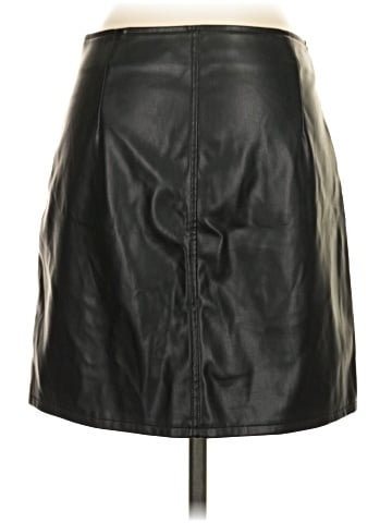Vero Moda Faux Leather Skirt (view 2)
