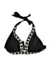 Kona Sol Print Black Swimsuit Top Size M - photo 1