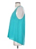 Current Affair Teal Sleeveless Blouse Size S - photo 5